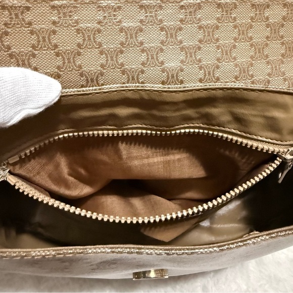 CELINE Macadam Vintage Shoulder Crossbody Bag Adjustable Strap - Picture 12 of 16